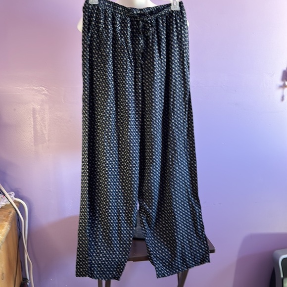 Casual Corner Women’s Lounge Pants Dark Blue Elastic Waist Size Medium - Picture 1 of 4